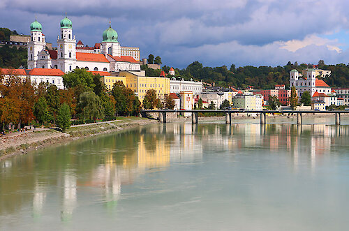 Dom Sankt Stephan in der Drei-Flüsse-Stadt Passau